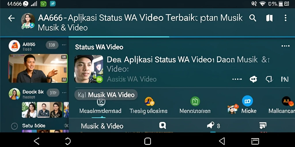 Tampilan antarmuka AA666 yang sederhana dan menarik.