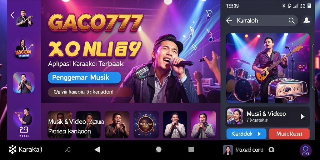 Tampilan antarmuka GACOR777 yang menarik untuk Karaoke.