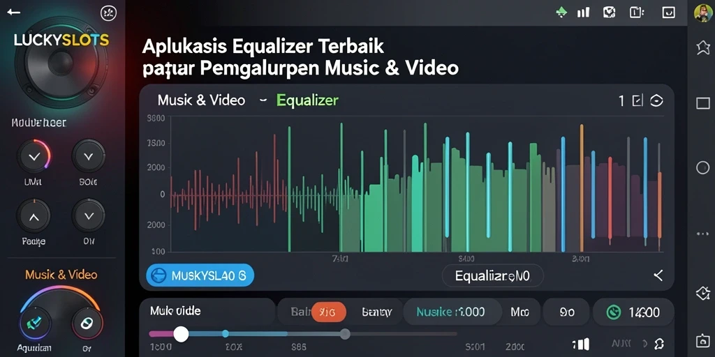 Tampilan antarmuka LUCKYSLOTS yang user-friendly untuk pengaturan Equalizer.