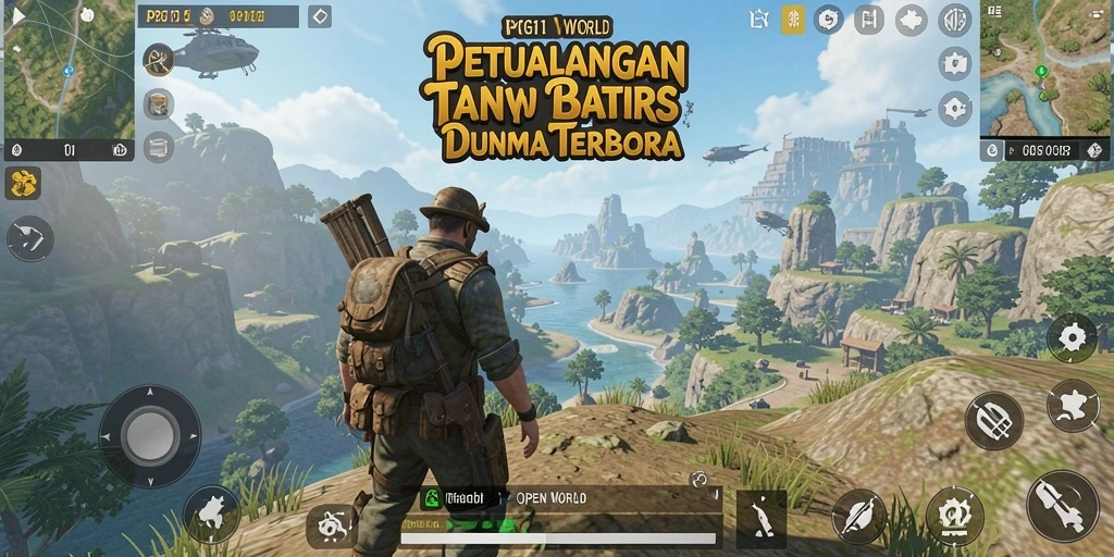 Tampilan antarmuka PG11 yang menawan dan mendukung interaksi Open World.