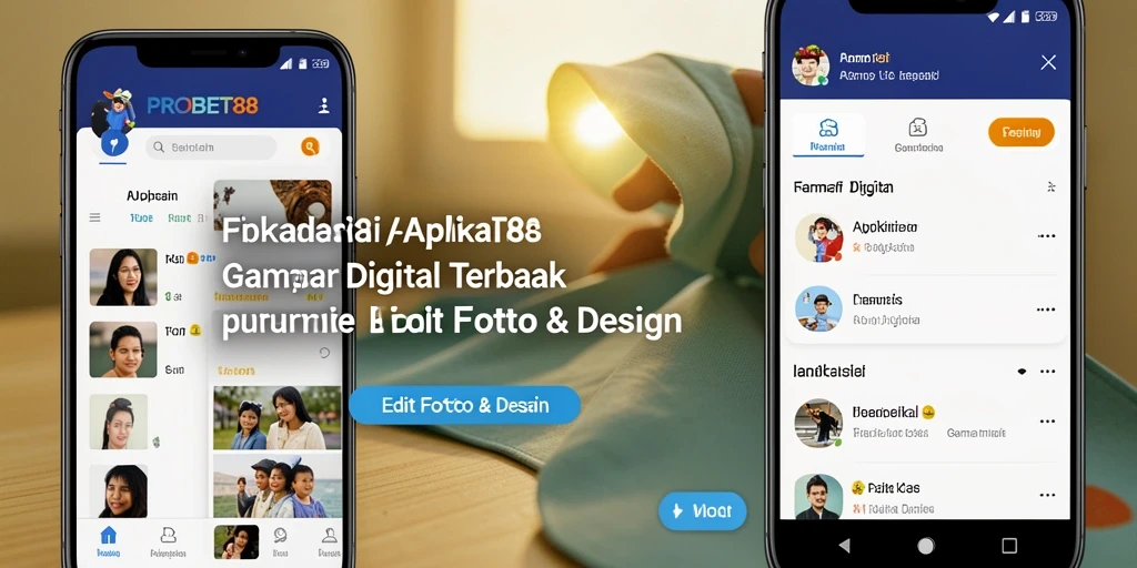 Tampilan antarmuka PROBET88 yang modern dan fungsional untuk edit gambar.