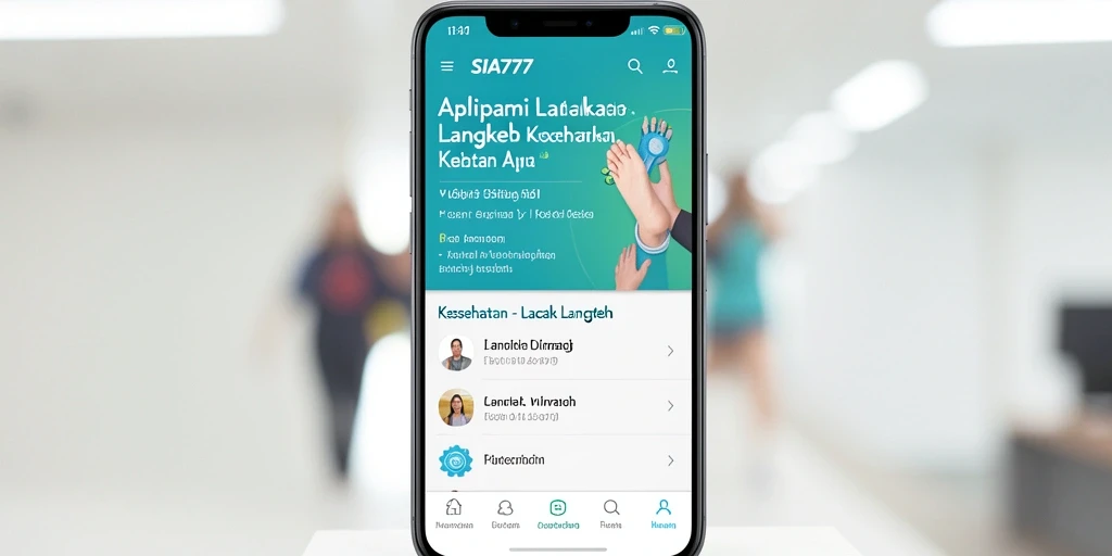 Tampilan antarmuka pengguna SIA777 yang informatif dan menarik.