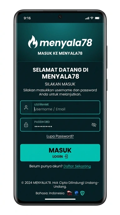 Masuk Akun Menyala78 dengan Mudah dan Cepat