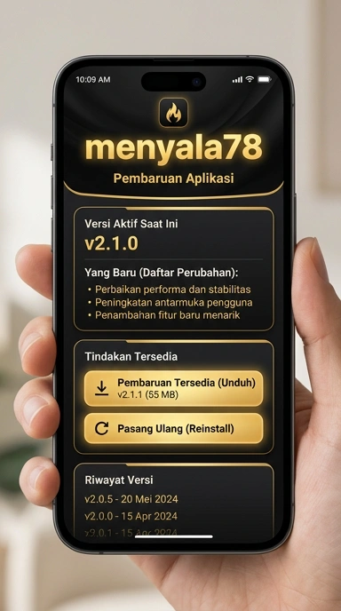 Riwayat Versi Menyala78 untuk Pengguna Android